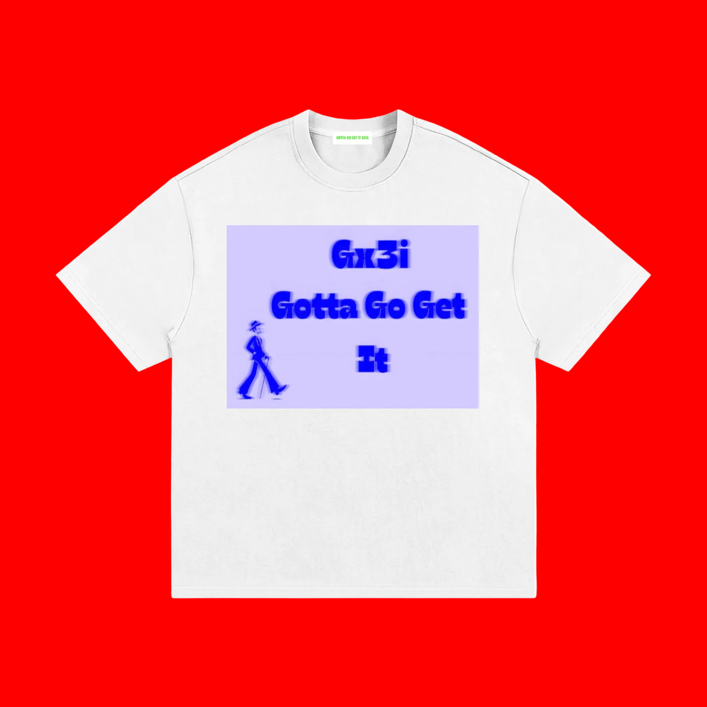 Gx3i Blurry Jounreyman Essential Heavyweight Cotton T-Shirt