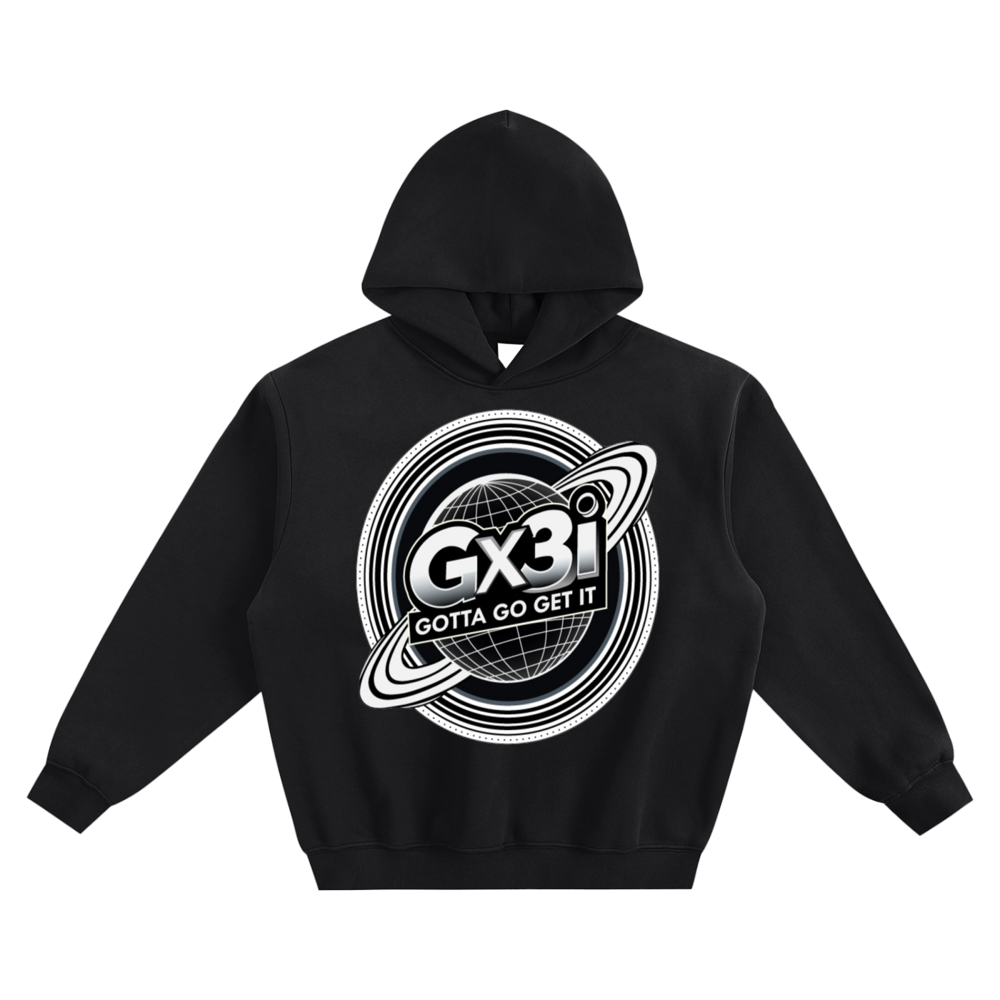 Gx3i Universe Fleeced Boxy Hoodie