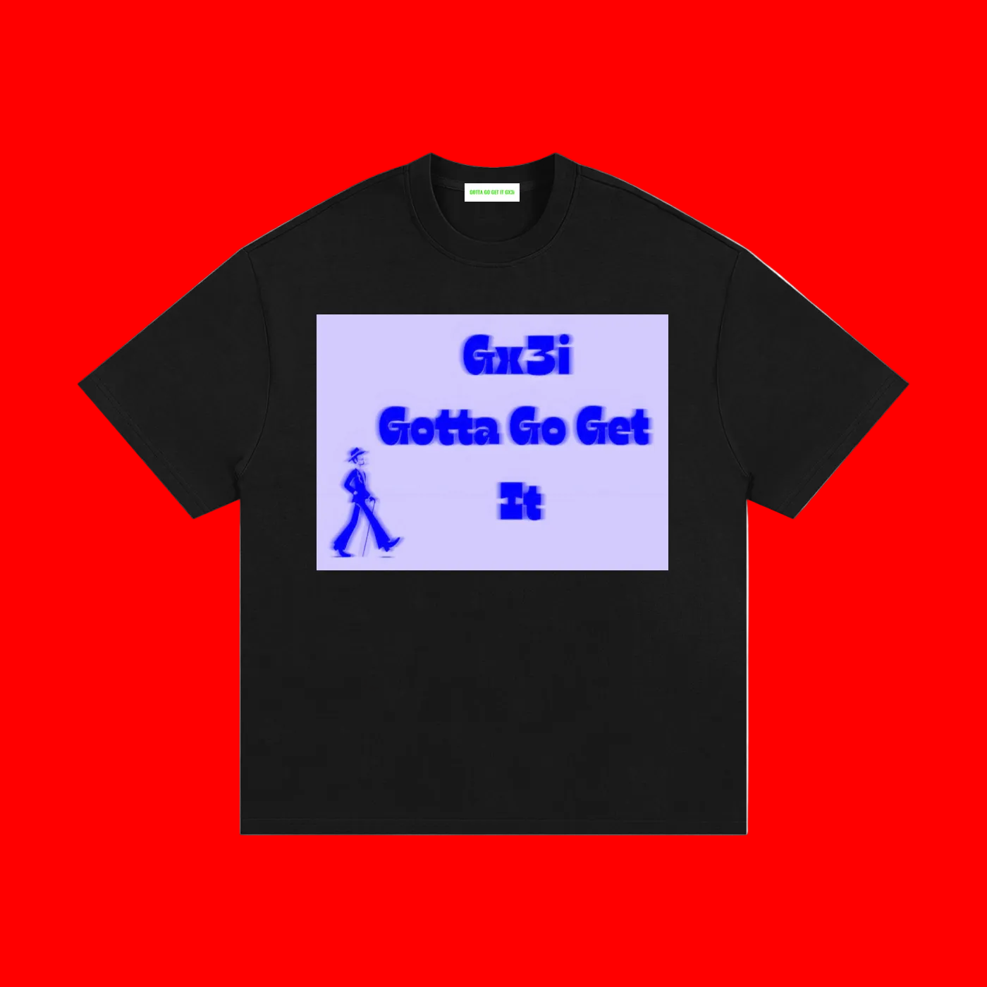 Gx3i Blurry Jounreyman Essential Heavyweight Cotton T-Shirt