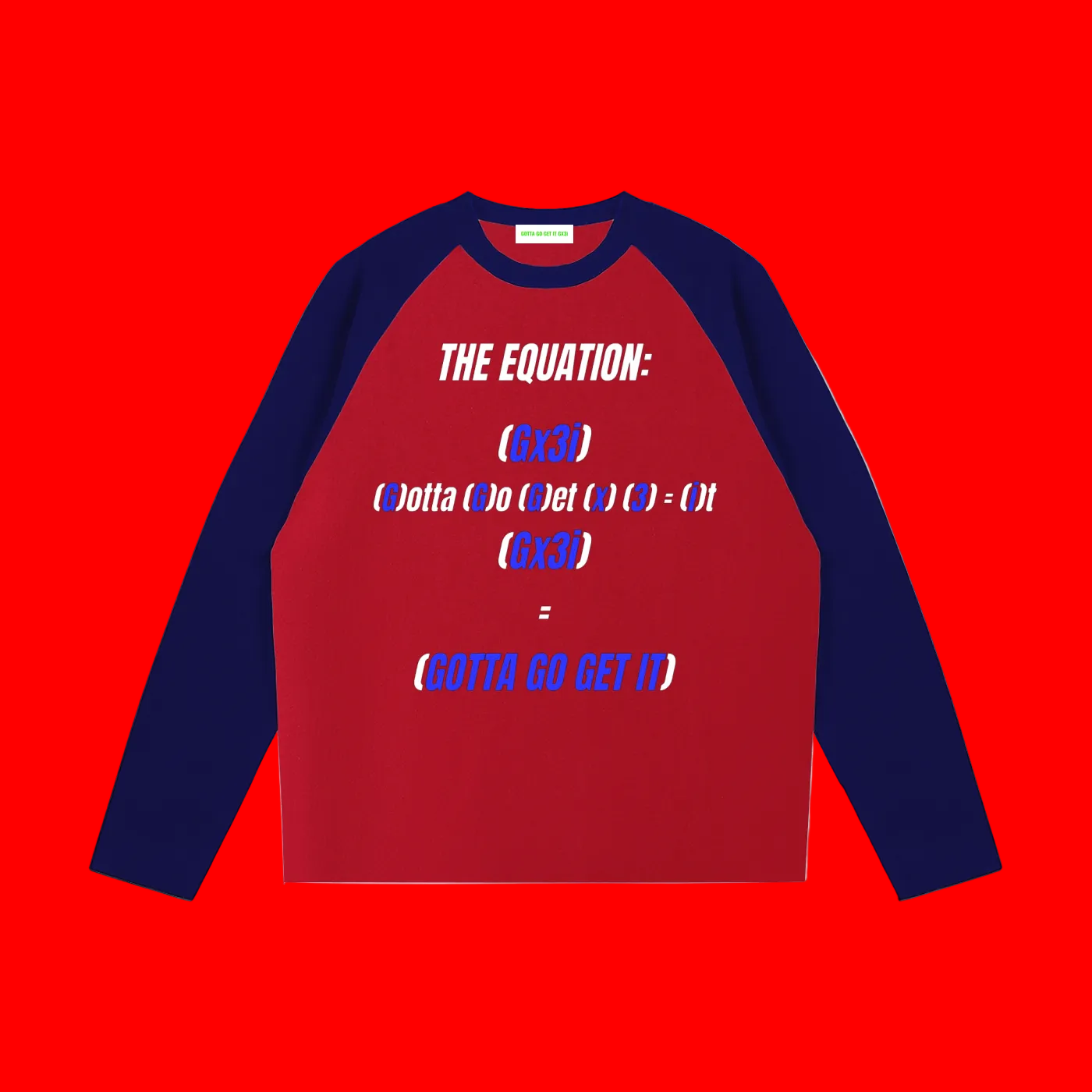 The Equation Color-Blocked Raglan Long-Sleeve T-Shirt