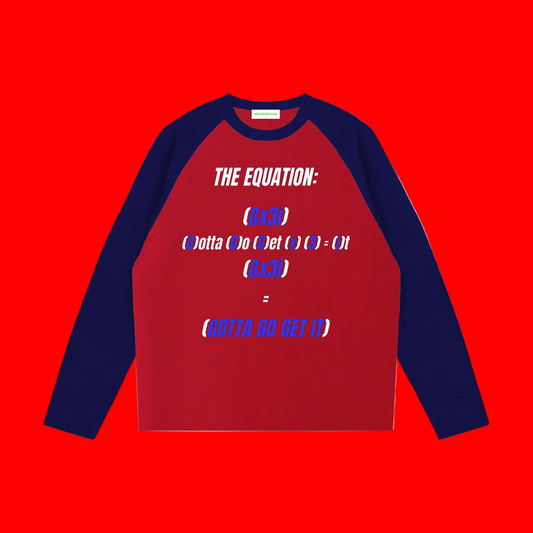 The Equation Color-Blocked Raglan Long-Sleeve T-Shirt